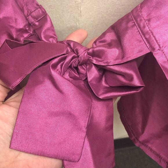 Magenta shiny swing tank top UO bow reversible - Picture 3 of 7